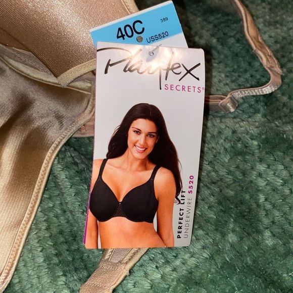 Playtex Secrets Perfect Lift Underwire 5520 Nude Smooth Tec 360 smooth tec band - Picture 5 of 8
